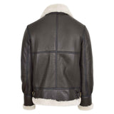 Men’s Genuine Sheepskin B3 Bomber Jacket – Regals Leather Brown