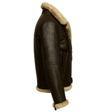 Vintage Brown Aviator Bomber Jacket for Men – RAF B3 Real Leather Flight Jacket by Zarcab