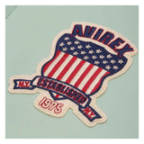 An embroidered patch featuring a shield design with red and white stripes, white stars on a blue field, and the text 'ANIREX' and 'N.Y.