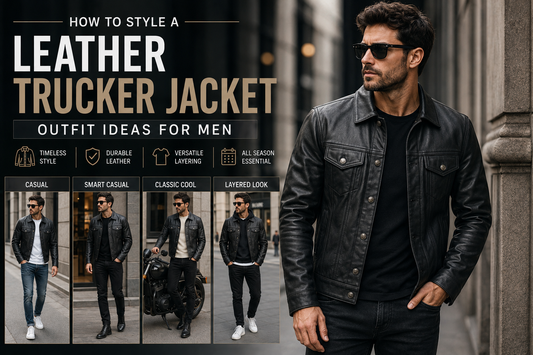 Leather Trucker Jacket vs. Biker Jacket: What's the Difference?