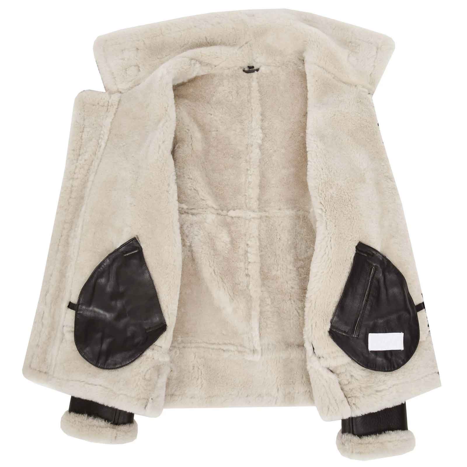 Men’s Genuine Sheepskin B3 Bomber Jacket – Regals Leather Brown