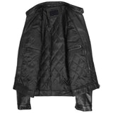 Men's Black Sheep Nappa Leather Cafe Racer Biker Jacket