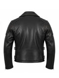 Men's Black Leather Biker Jacket | Handcrafted Lambskin Double Rider | Premium Gift For Him